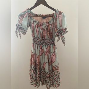 PatBO Animal Printed Mini Dress Size: XS